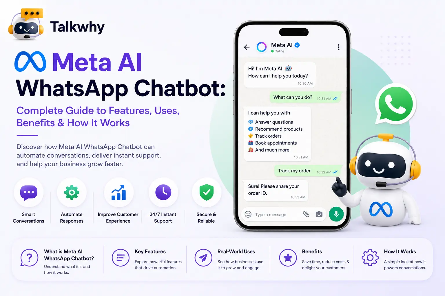 Meta AI WhatsApp Chatbot: Complete Guide to Features, Uses, Benefits & How It Works