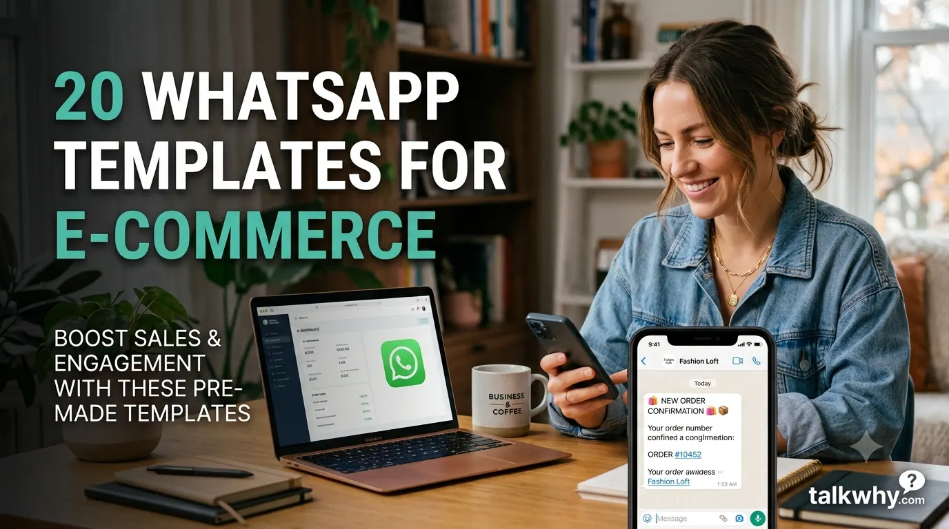 20 WhatsApp Templates for E-commerce Stores (2026)